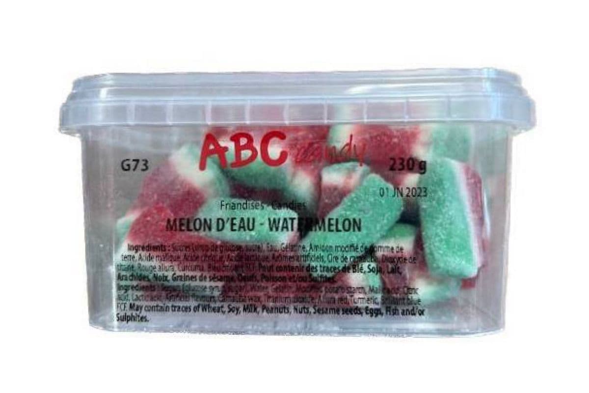 ABC Candy - Contenant - Melon d’Eau / Container - Watermelon