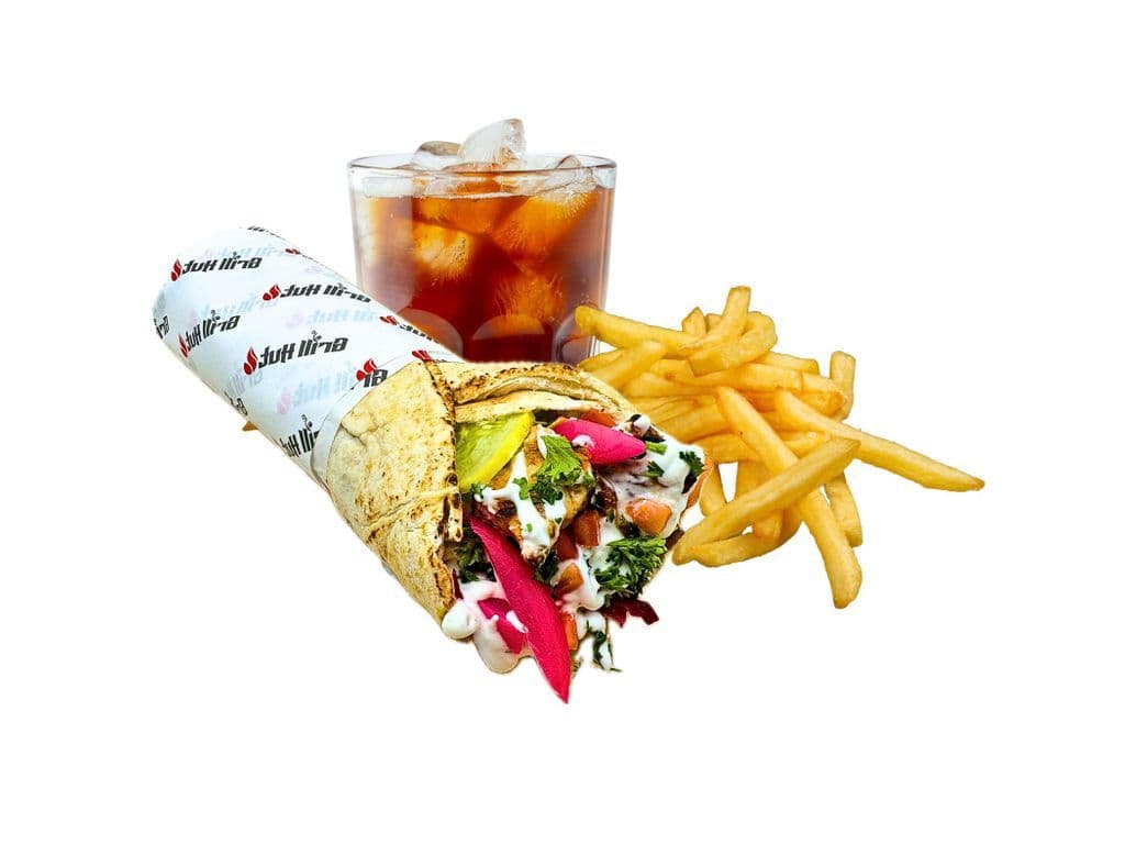 Chicken Kebab Wrap Combo