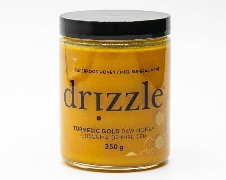 DRIZZLE TURMERIC GOLD RAW HONEY 350G