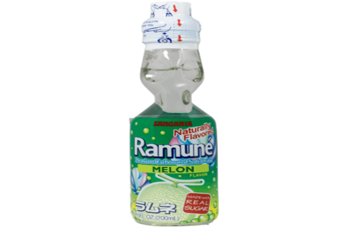 Melon Flavor Ramune Drink