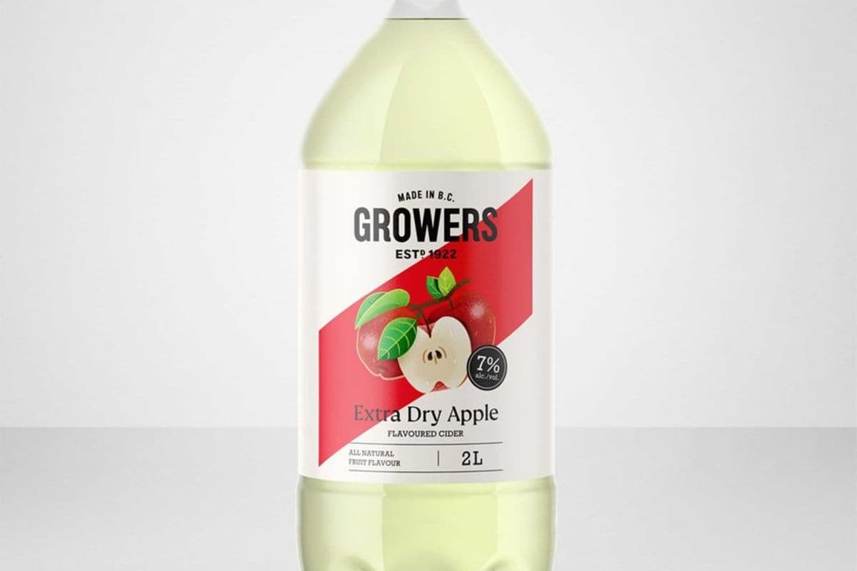 Growers Extra Dry Apple 2L (1 x 2L)