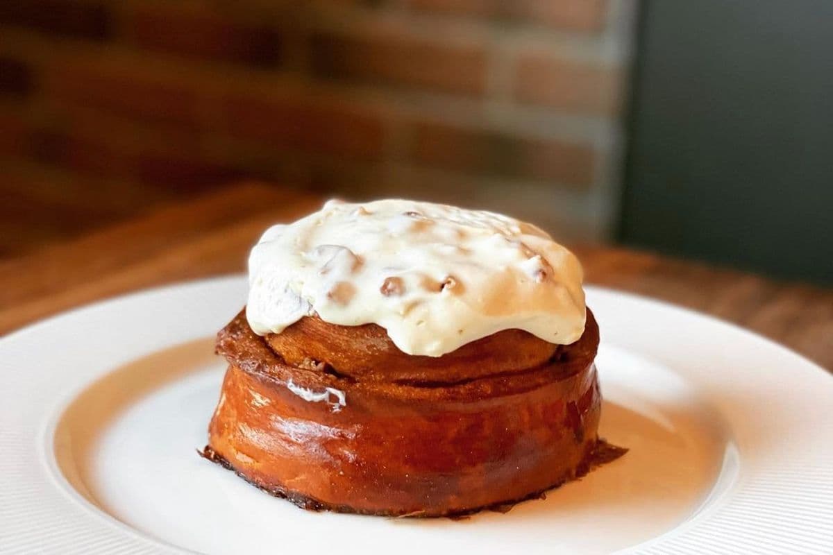 Pecan Cinnamon Baileys Bun