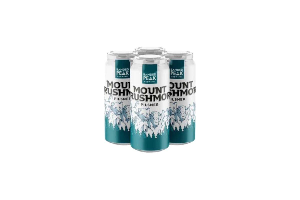 Banded Peak Brewing Mount Crushmore Pilsner (4 Packs) (4 x 473ml)