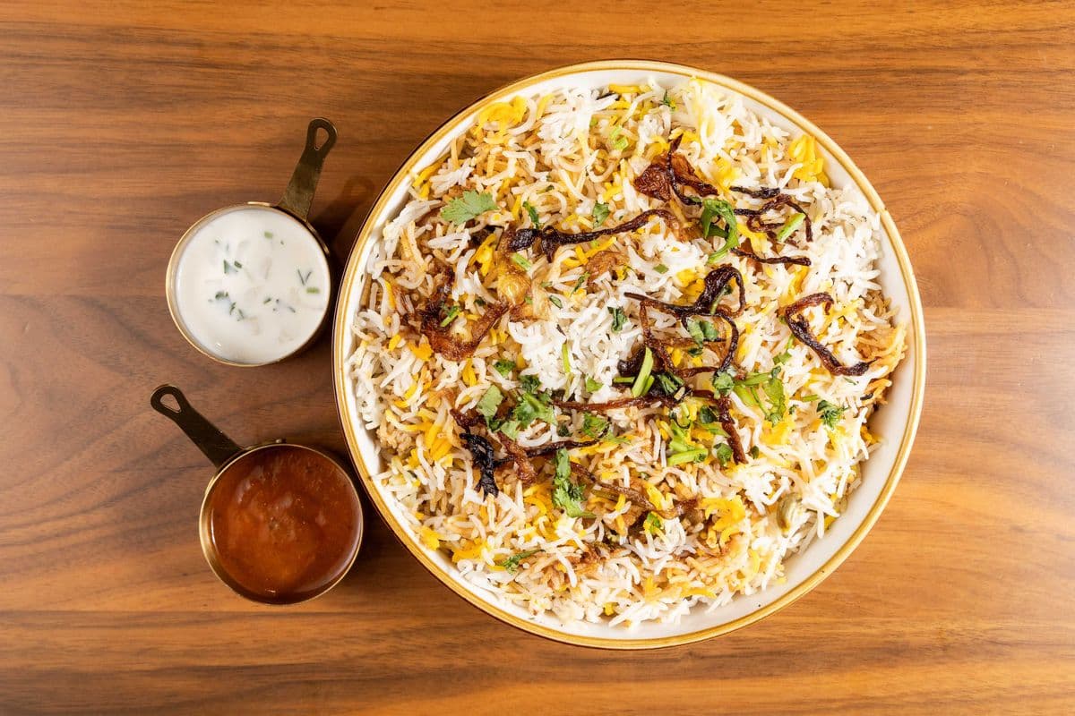 Mutton Ghee Roast Biryani