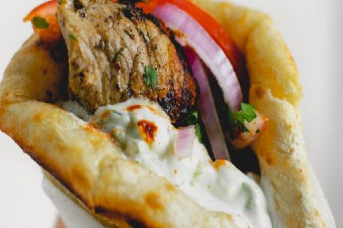 Pork Souvlaki Wrap