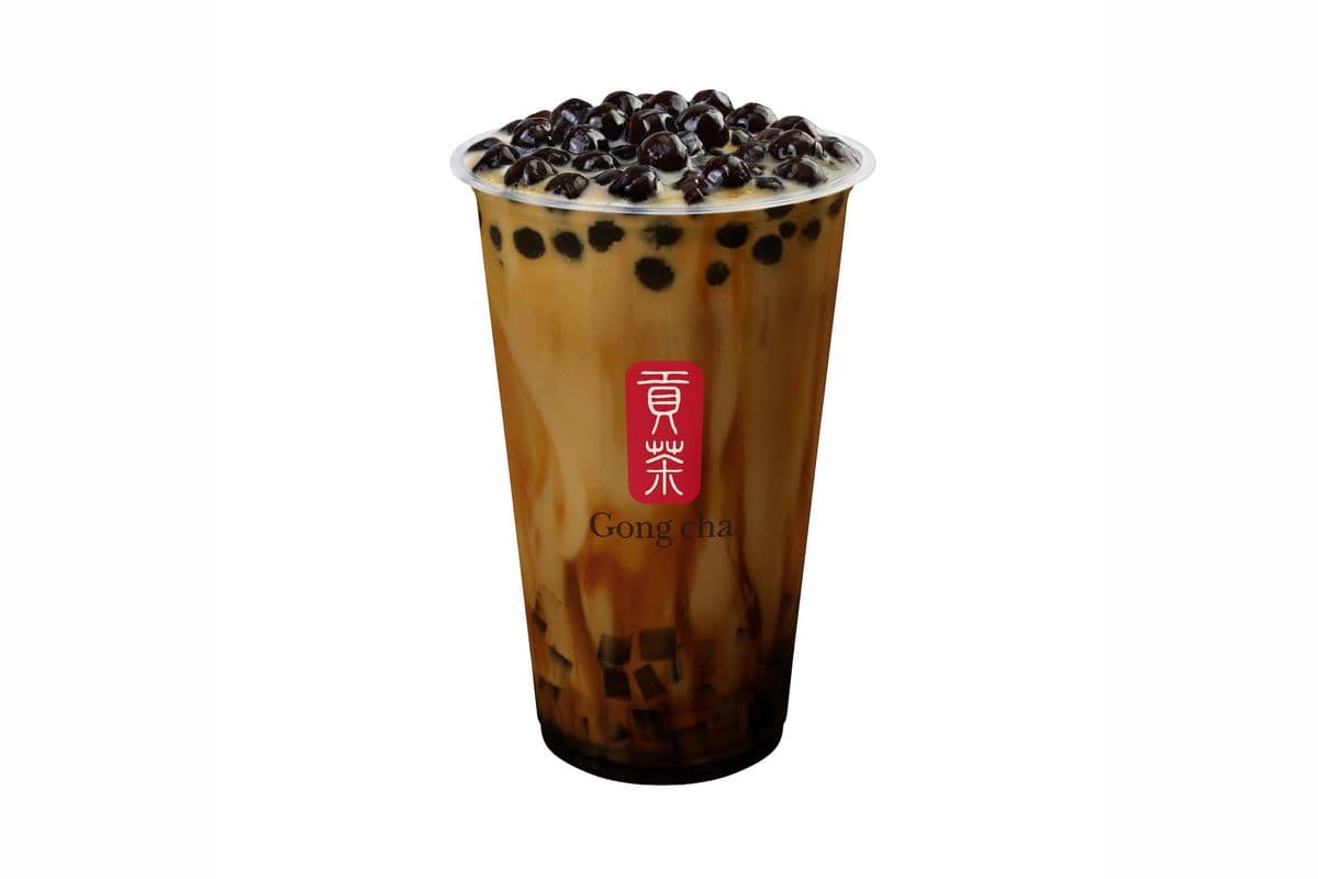 Brown Sugar Oolong Milk Tea with 2J