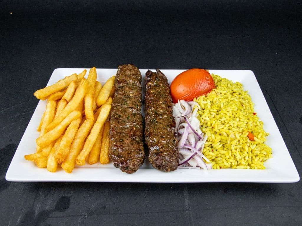 Spécial Plat Kafta Kabab / Kafta Kabab Platter Special