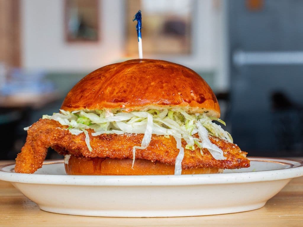 Schnitzel sandwich