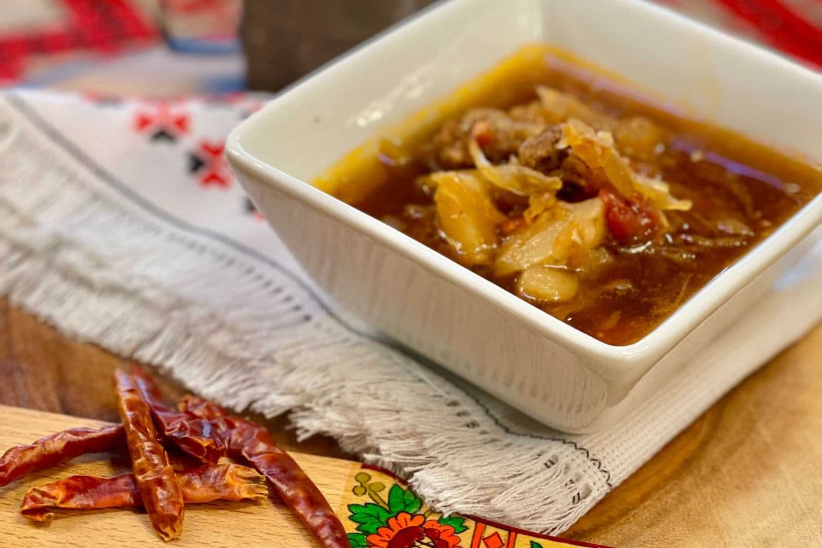 Spicy Sausage Soup