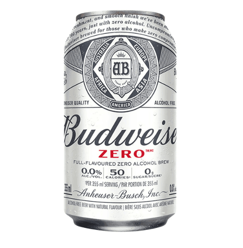 Budweiser Zero 355ml / 百威啤酒 0度 355ml