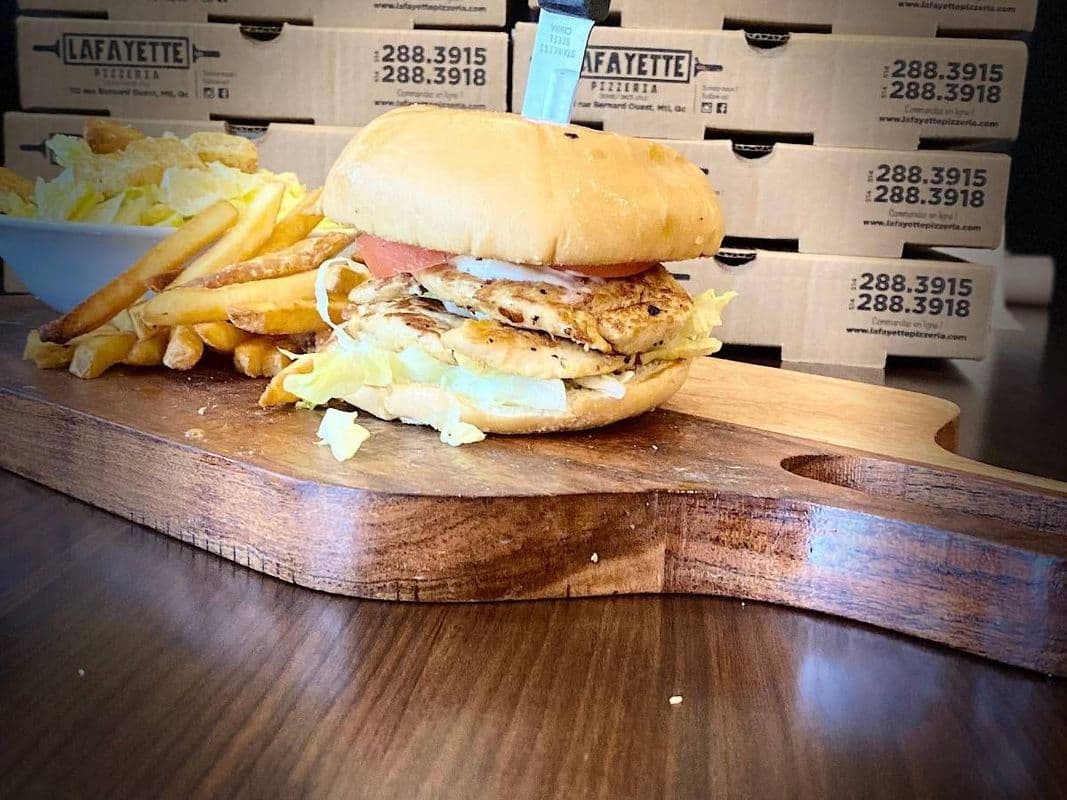 CHICKEN BURGER PLATTER