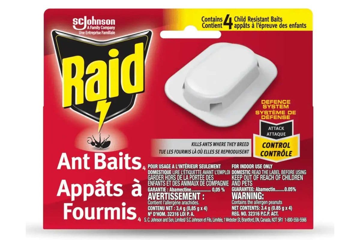 Raid Ant Baits (4 Child Resistant Baits)