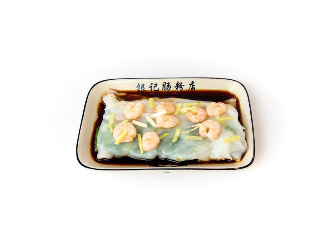 R4 Shrimp with chives Rice noodle roll / R4 韭黃鮮蝦腸粉