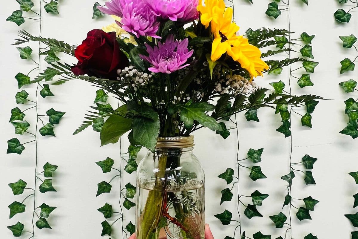 Mason Jar Arrangement