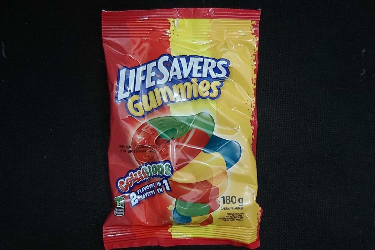 <Bonbon> Lifesavers Gummies Collisions 2 saveurs En 1