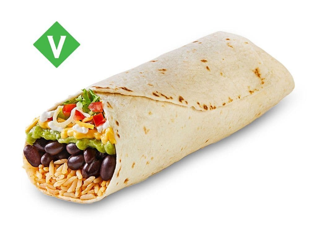 Black Bean 7-Layer Burrito