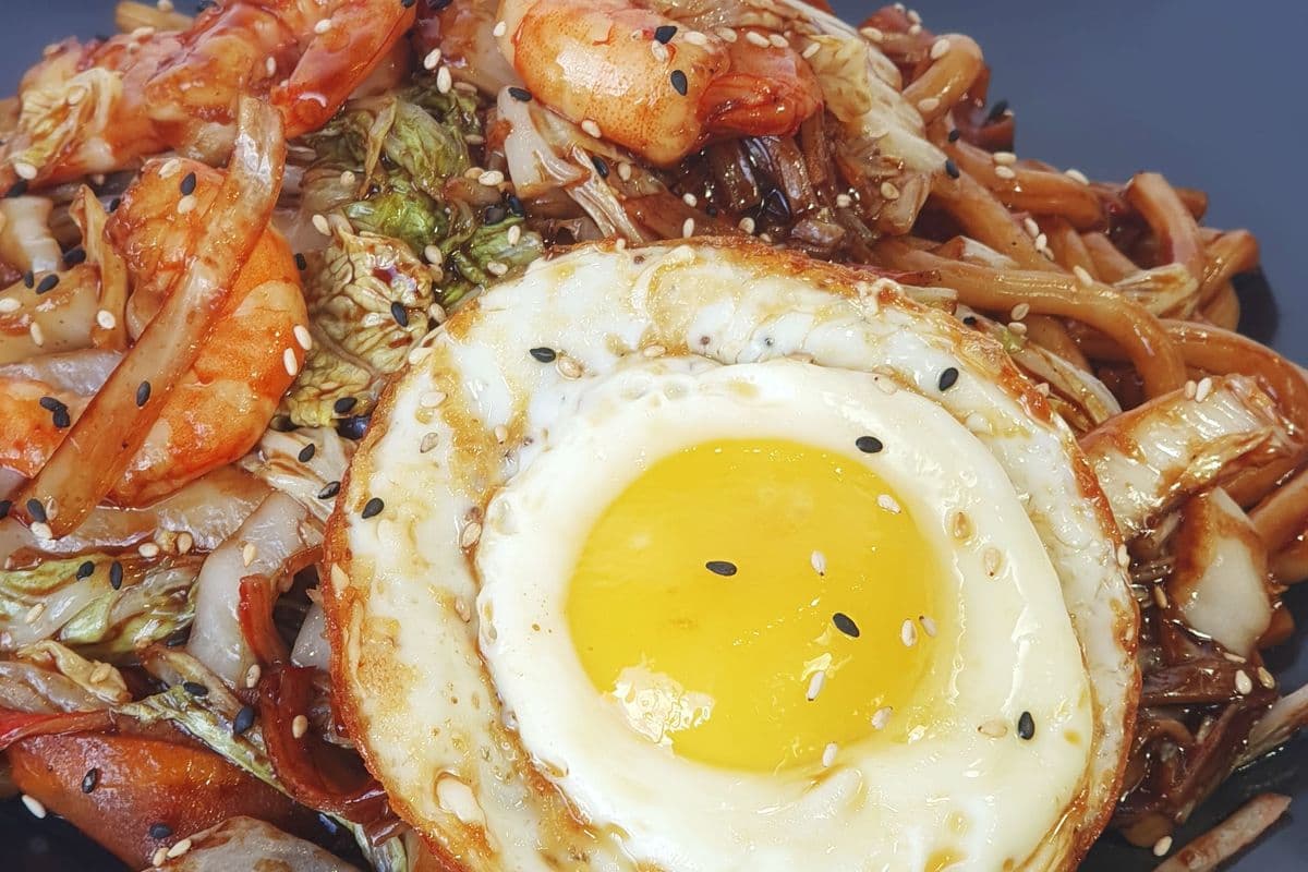 Pan-Fried Udon