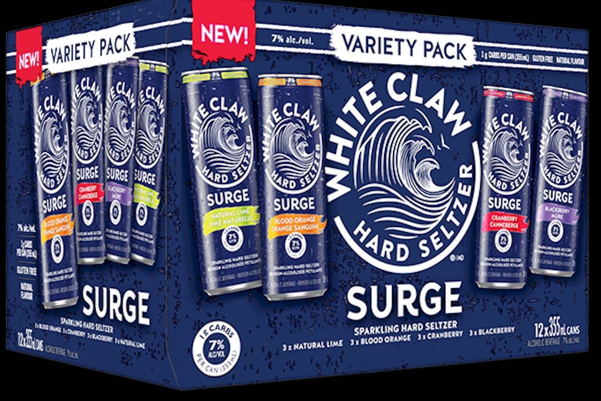 WHITE CLAW SURGE VARIETY 12PACK (12 x 355ML)