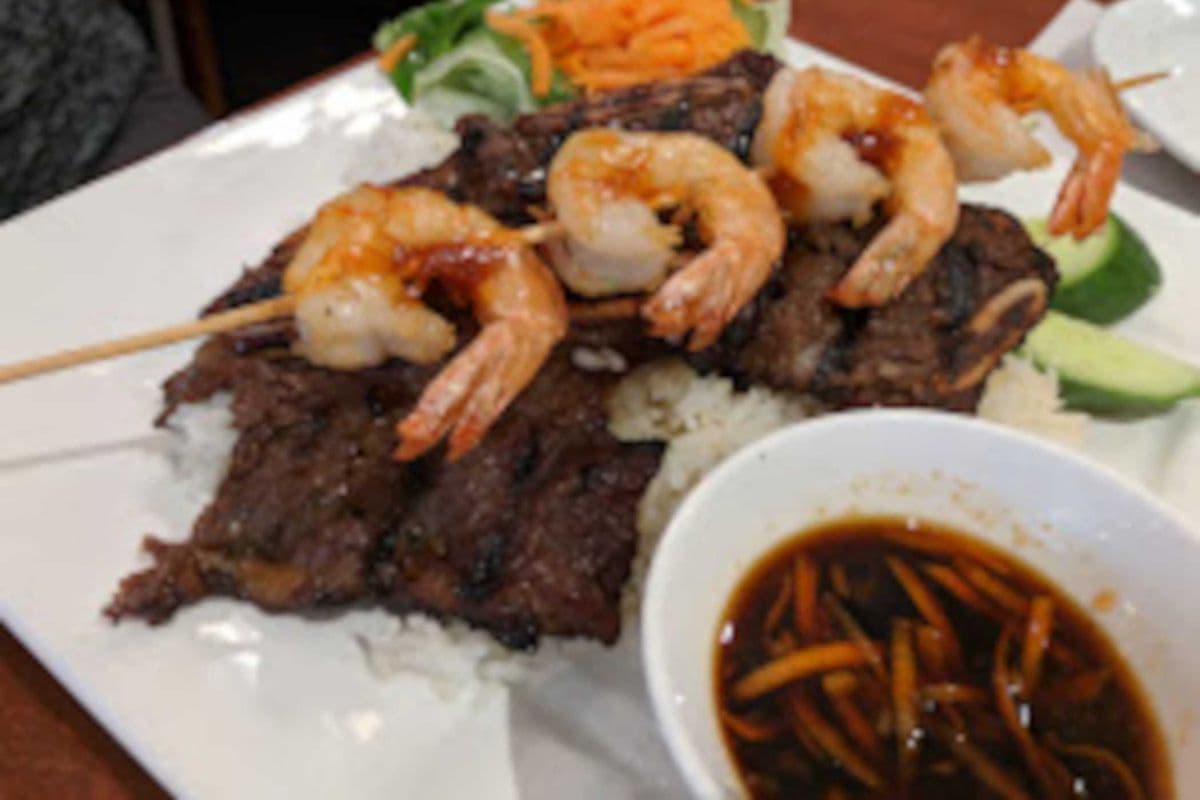 35C. Short Ribs & Satay Shrimp