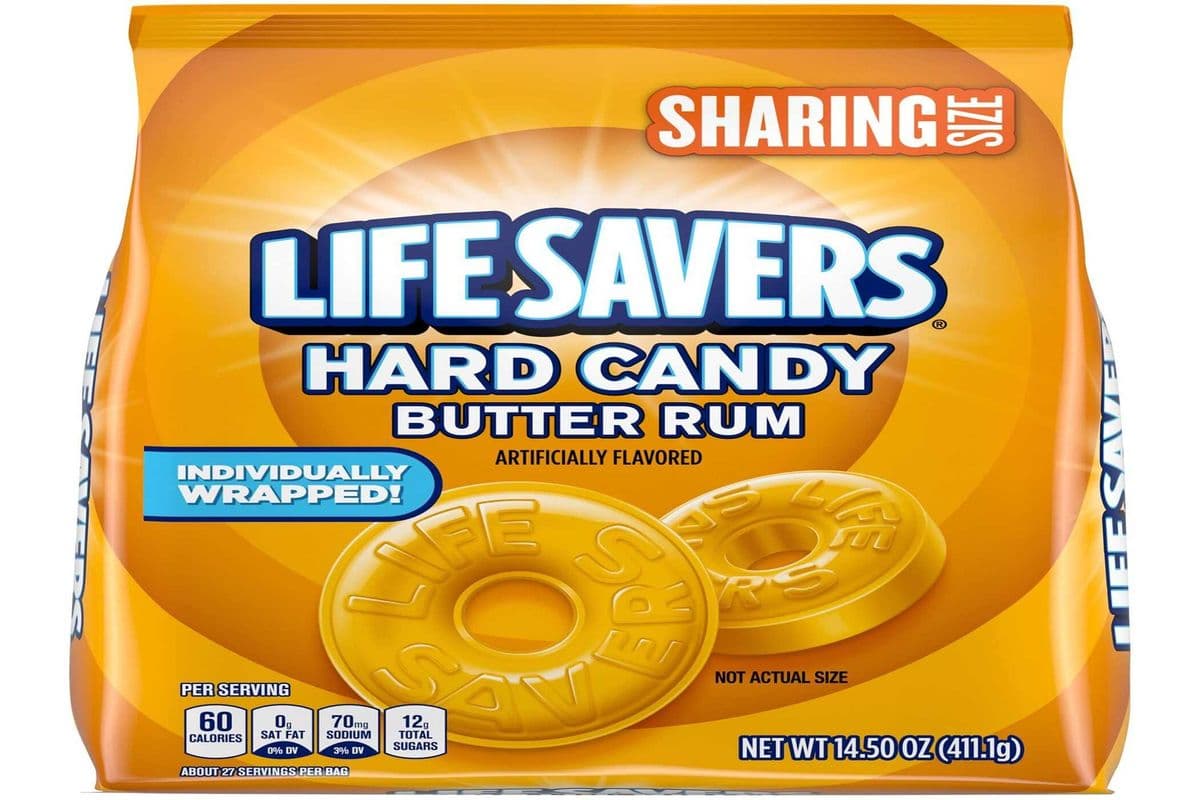 Life Savers Rum & Butter Share Bag (411g)