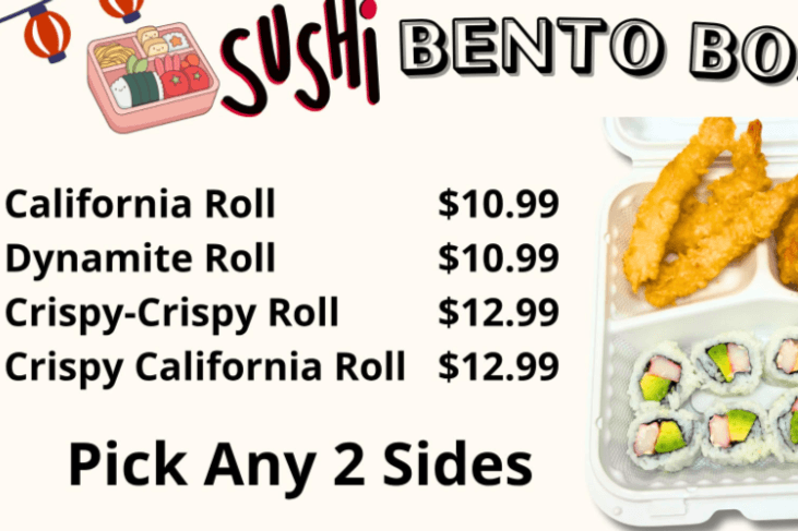 Crispy-Crispy Roll Bento Box