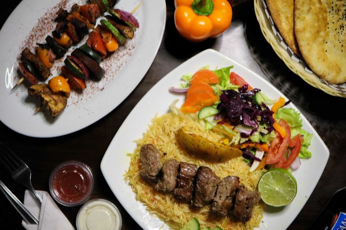 Beef Tikka Kabob Dinner