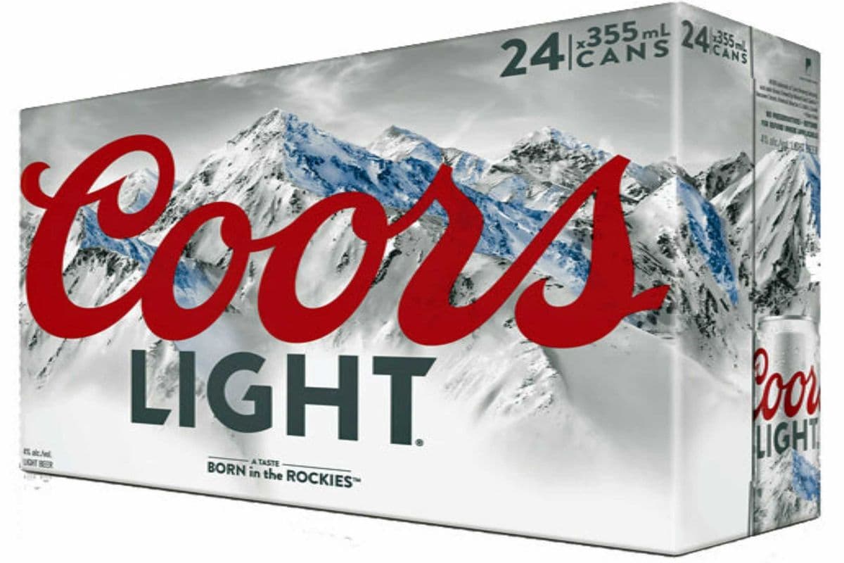 Coors Light 24 cans (24 x 341 ml Bottles)