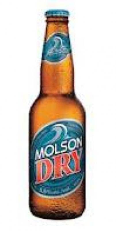 Molson Dry Beer (1 x 12oz)