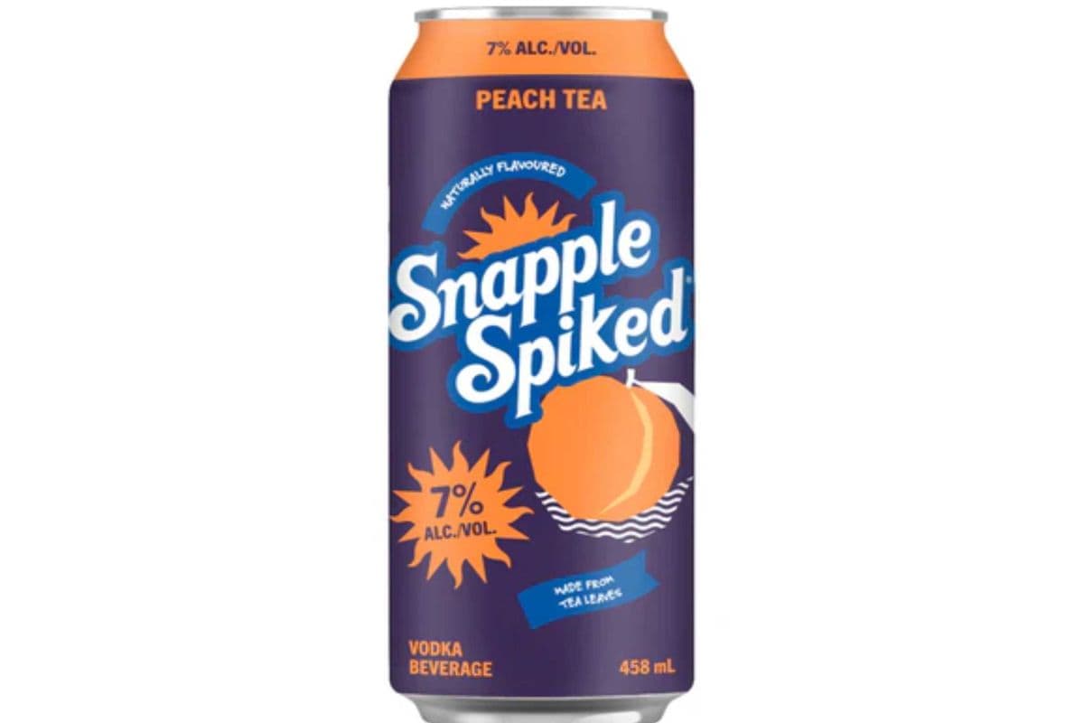 SNAPPLE SPIKED PEACH:-7%-458ML (1 x 458 ML )