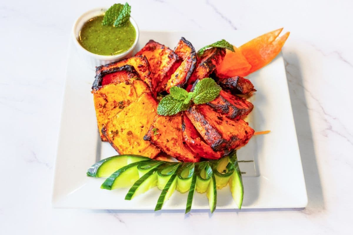 56. Tandoori Paneer Tikka (8 pcs) (gluten free)