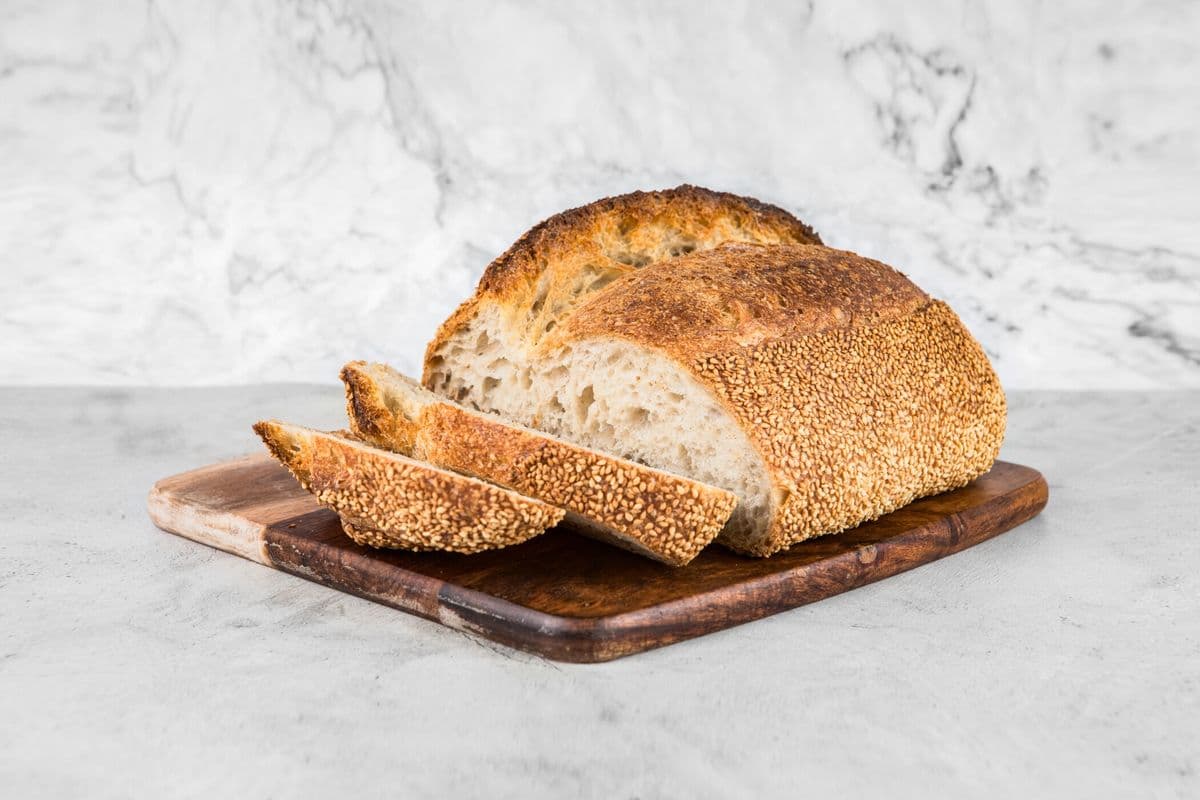 Sesame Sourdough Bread