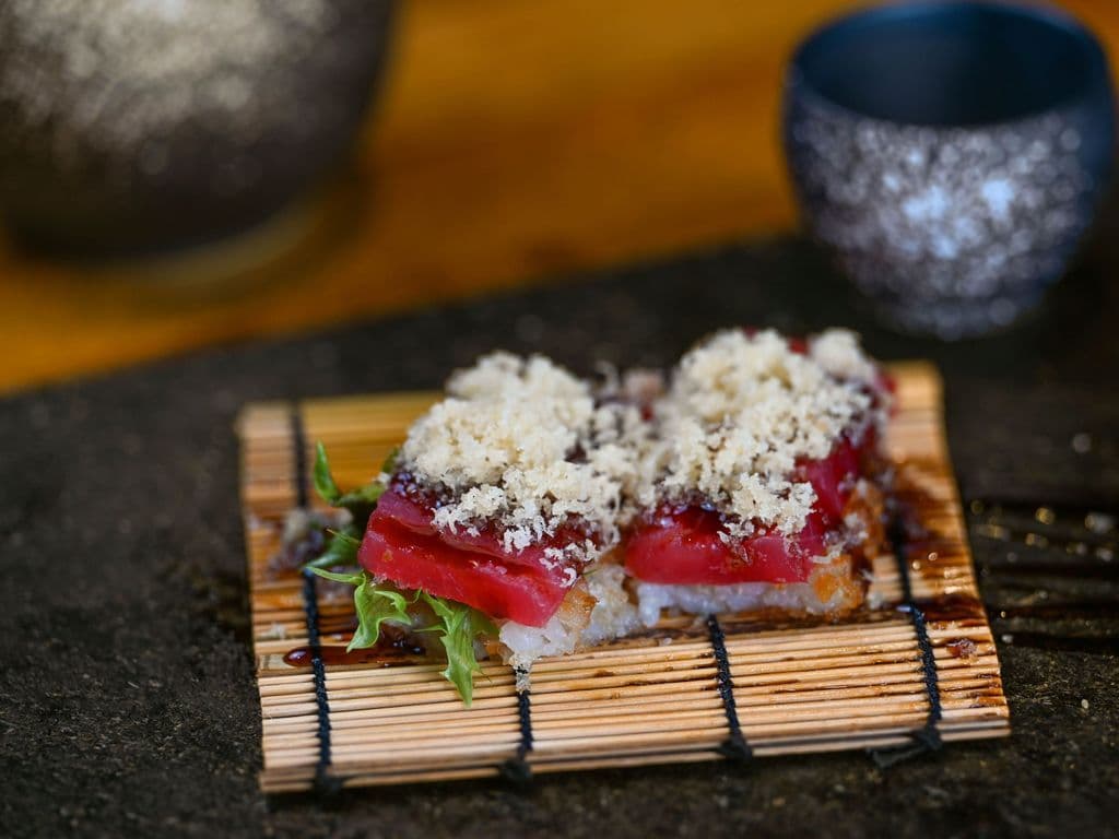 Mini Red Tuna Sushi Cake