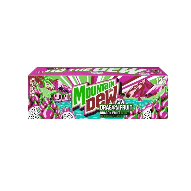 Mountain Dew Dragon Fruit 12-pack - USA (20% Off)