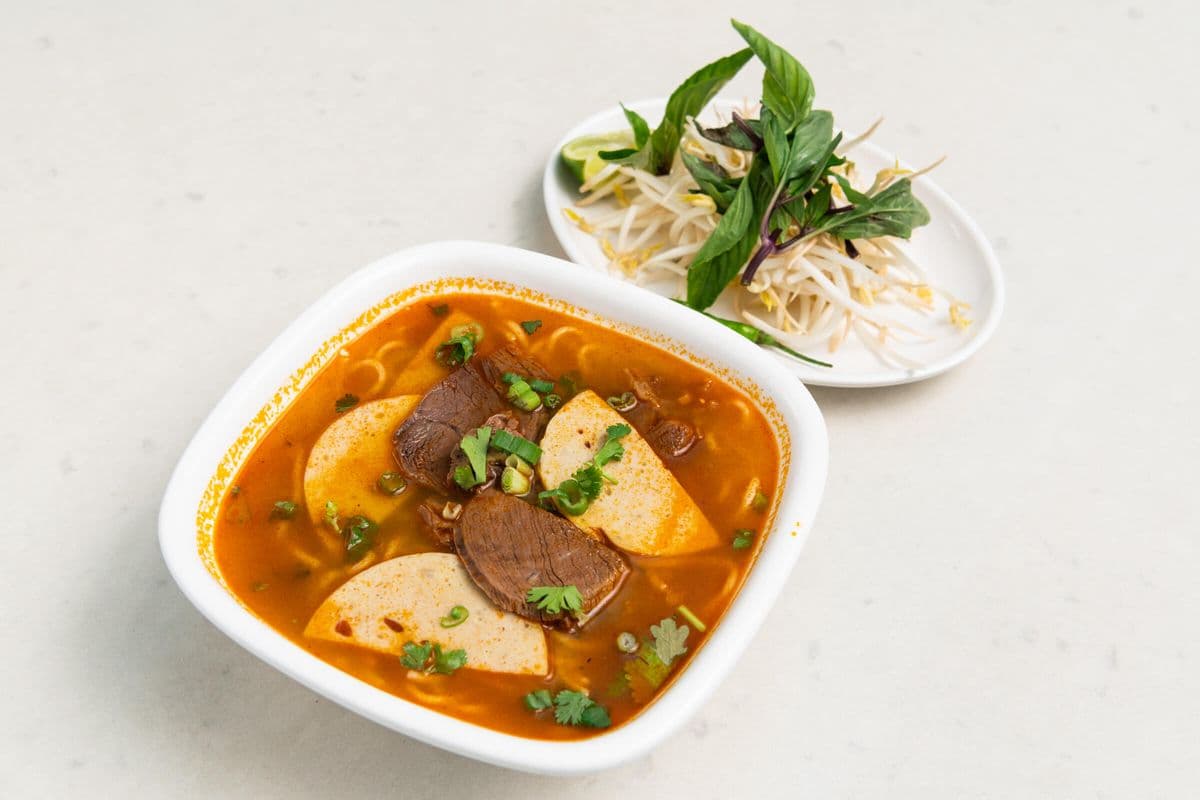 216 - Bun Bo Hue Style Vermicelli Soup