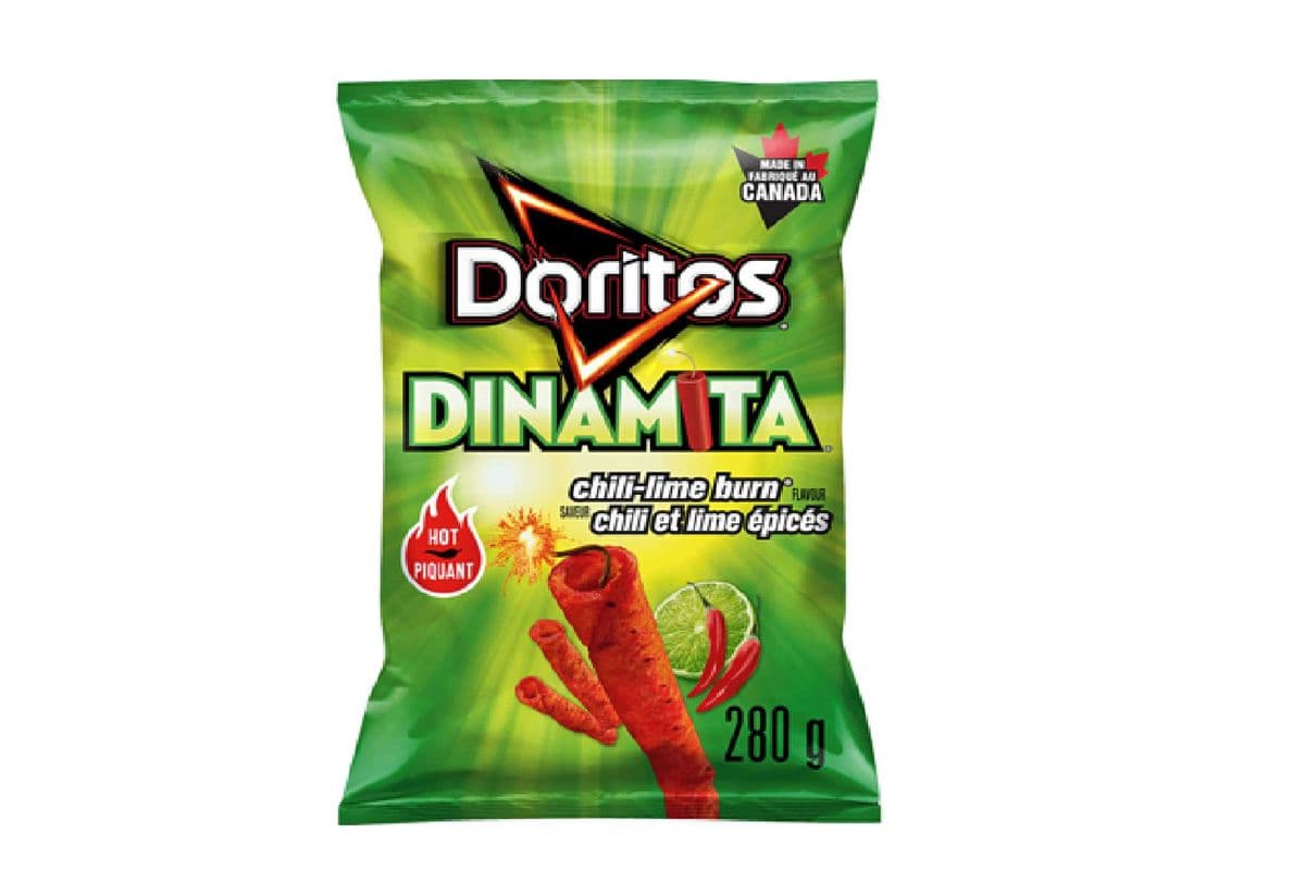 Doritos Dinamita Chile Limón Rolled Tortilla Chips (255 g)