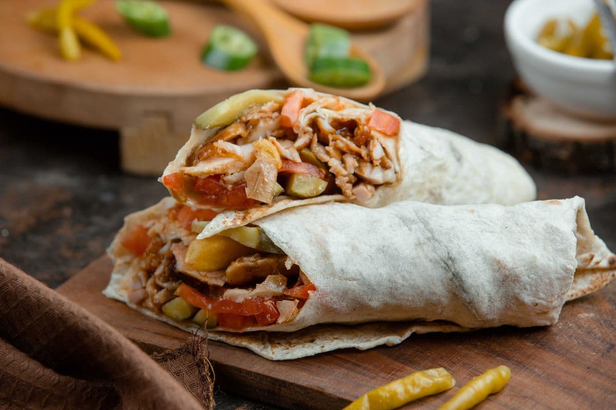 5. Chicken Doner Lavash Wrap (Large)