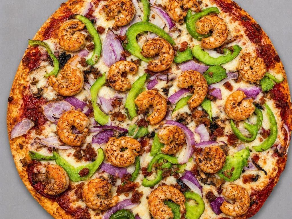 Cajun Shrimp Pizza