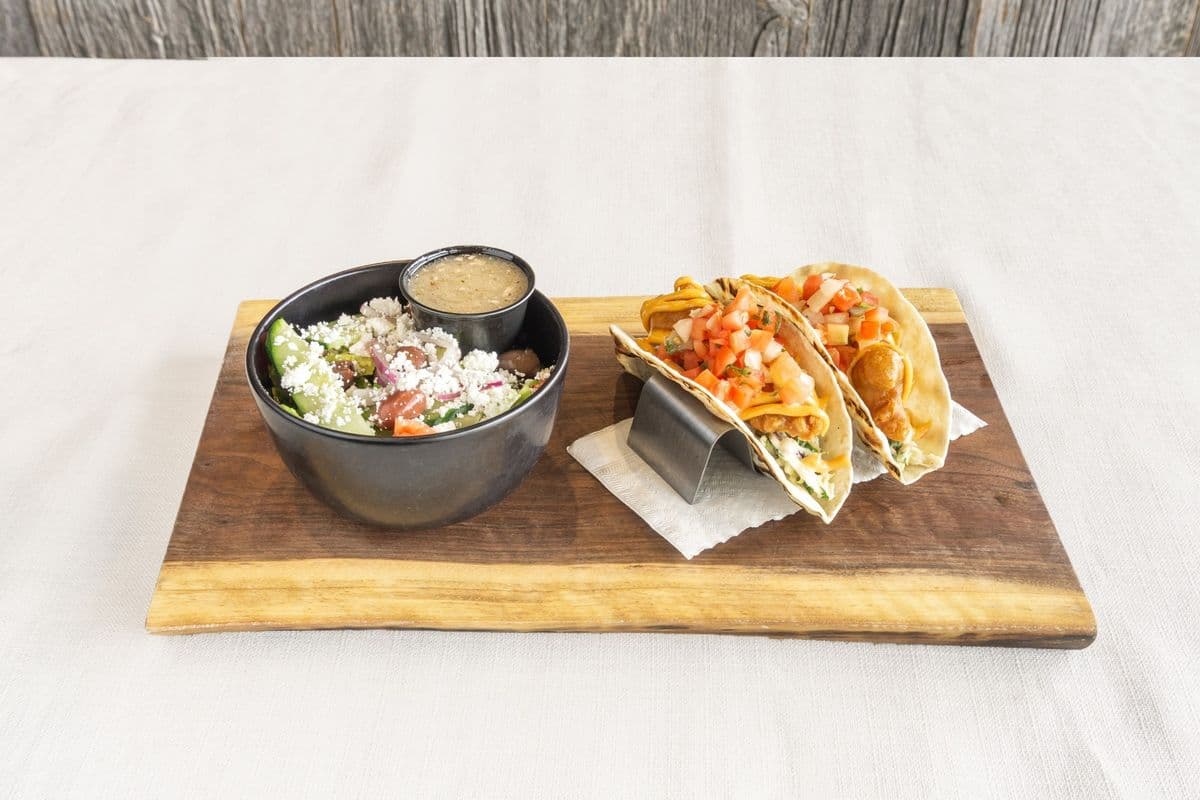 Crispy Halibut Tacos