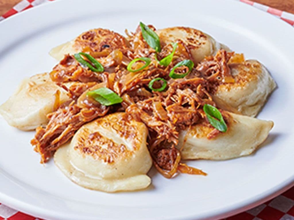 BBQ Pulled Pork Perogies