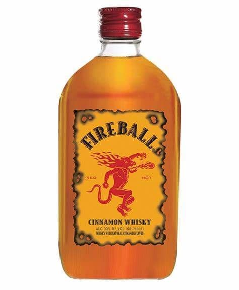 Fireball Cinnamon Whiskey 375 ML BTL 33% ABV