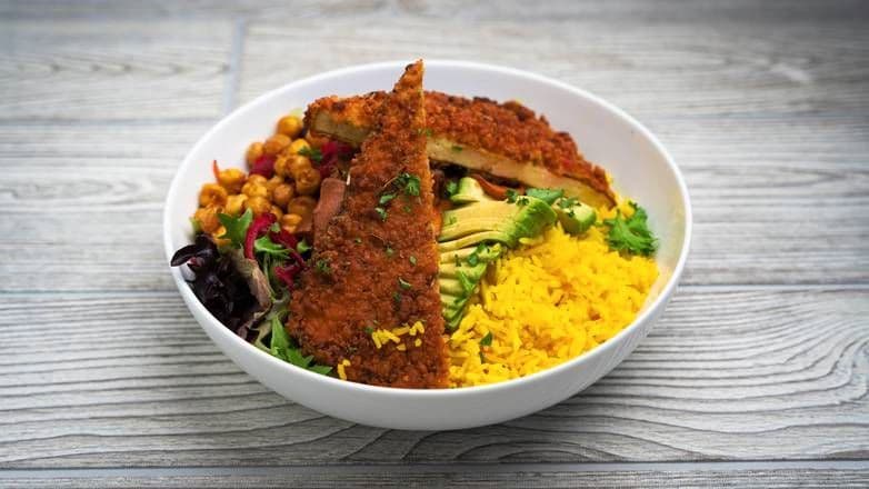 Shnitzelolim Rice Bowl