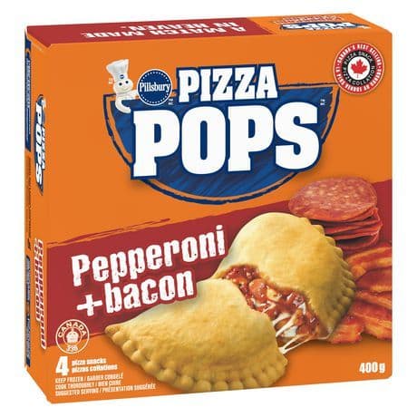 Pizza Pops Pepperoni et Bacon 380g/ Pizza Pops Pepperoni & Bacon 380g