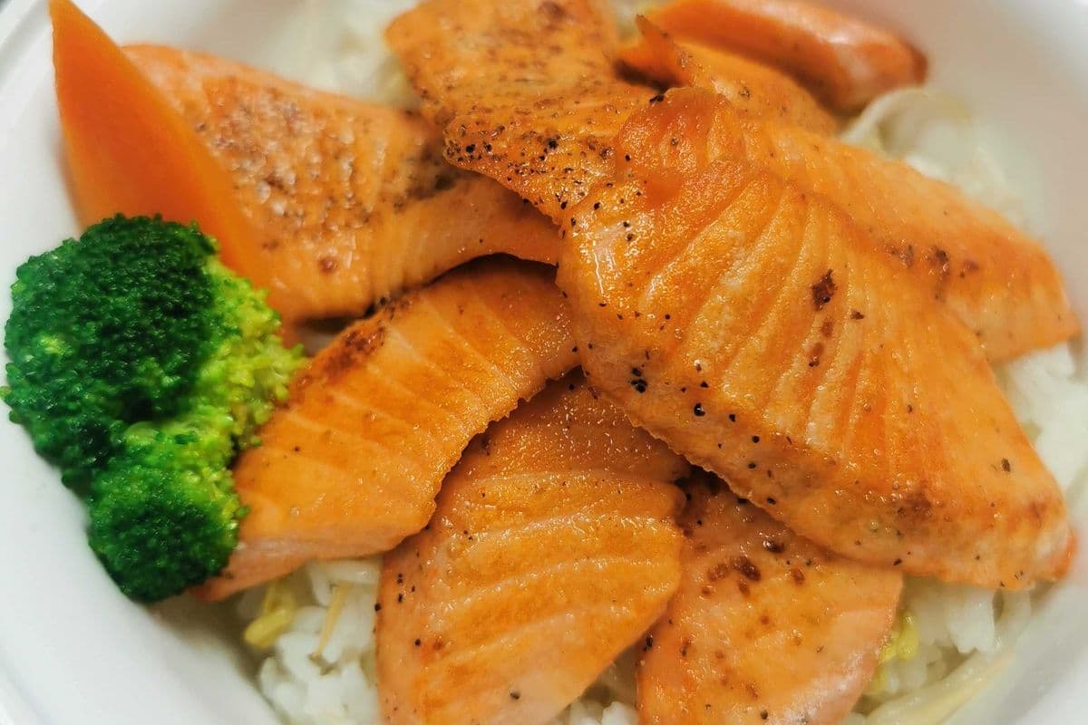 Salmon Teriyaki Don