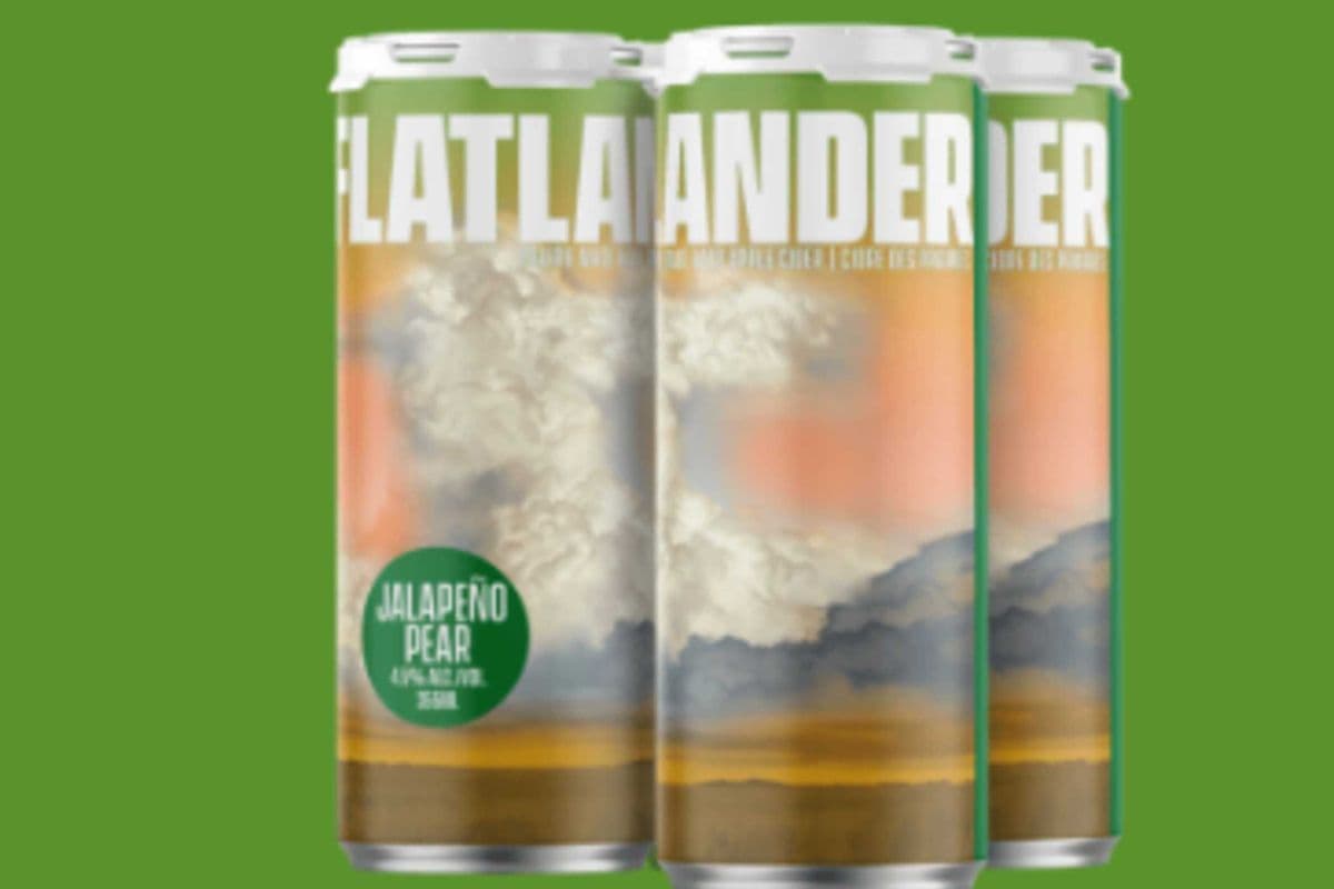 FLATLANDER-Jalapeño Pear (4 x 355ML)