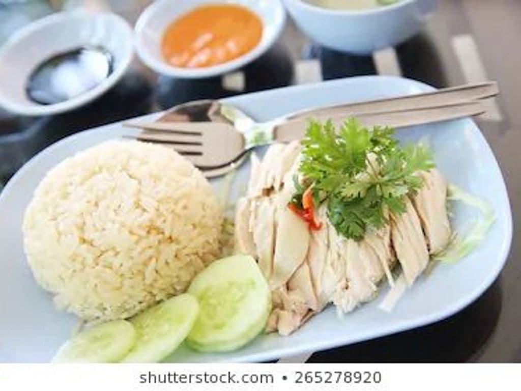 Hainanese Chicken on Rice 9. 無骨海南雞飯 -O-