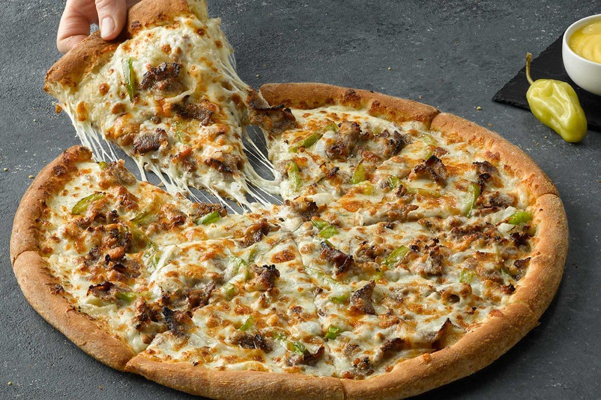 Large Philly Cheesesteak Pizza