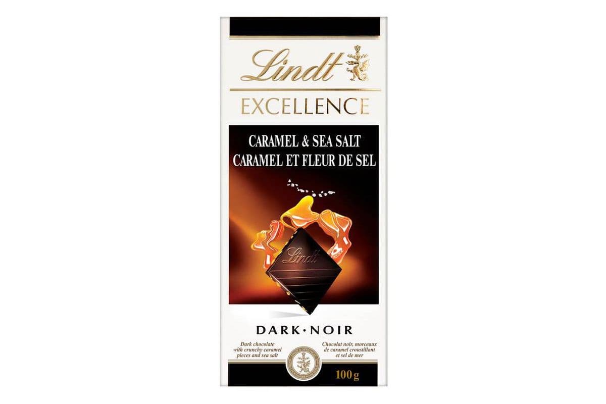 Lindt Excellence - Caramel et Fleur de Sel / Caramel & Sea Salt (100 g)