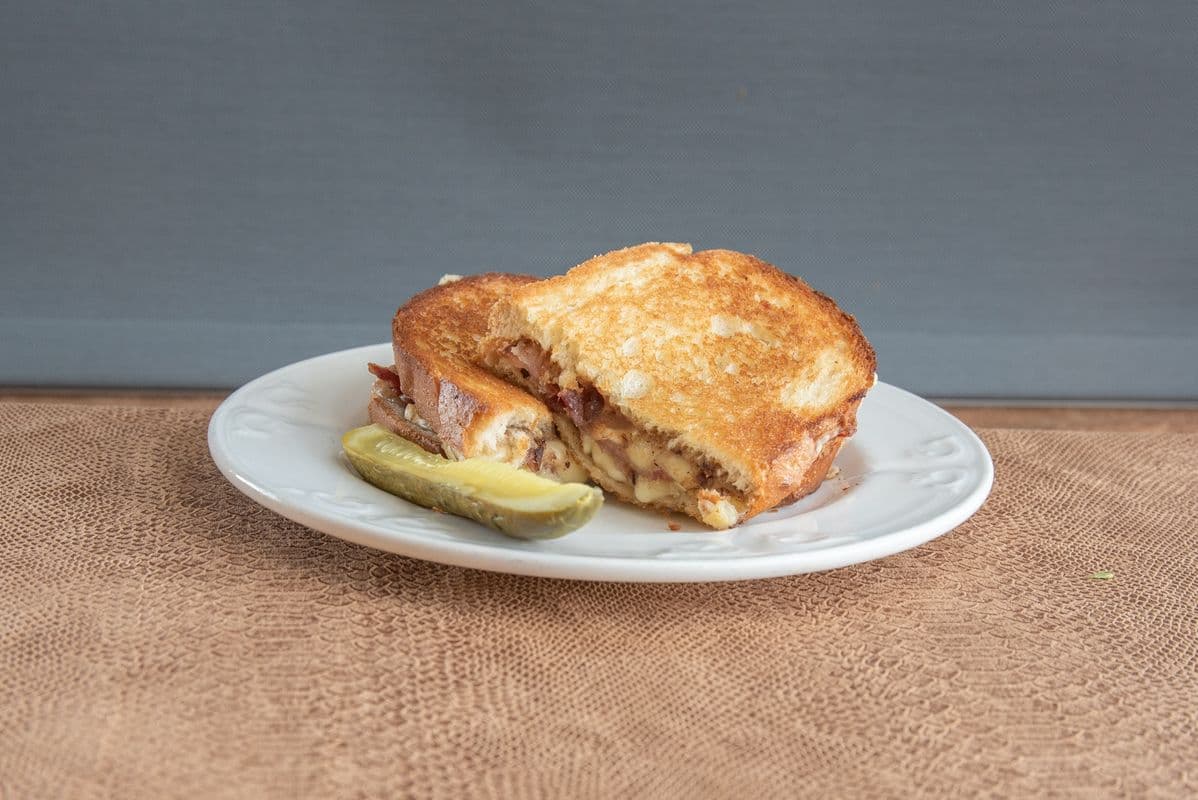 Brie and Date Grilled Cheese