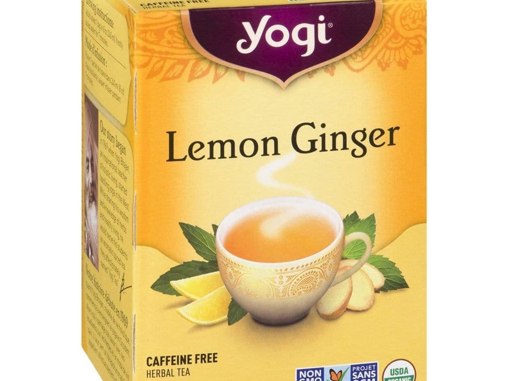 YOGI LEMON GINGER TEA 16 TEA BAGS