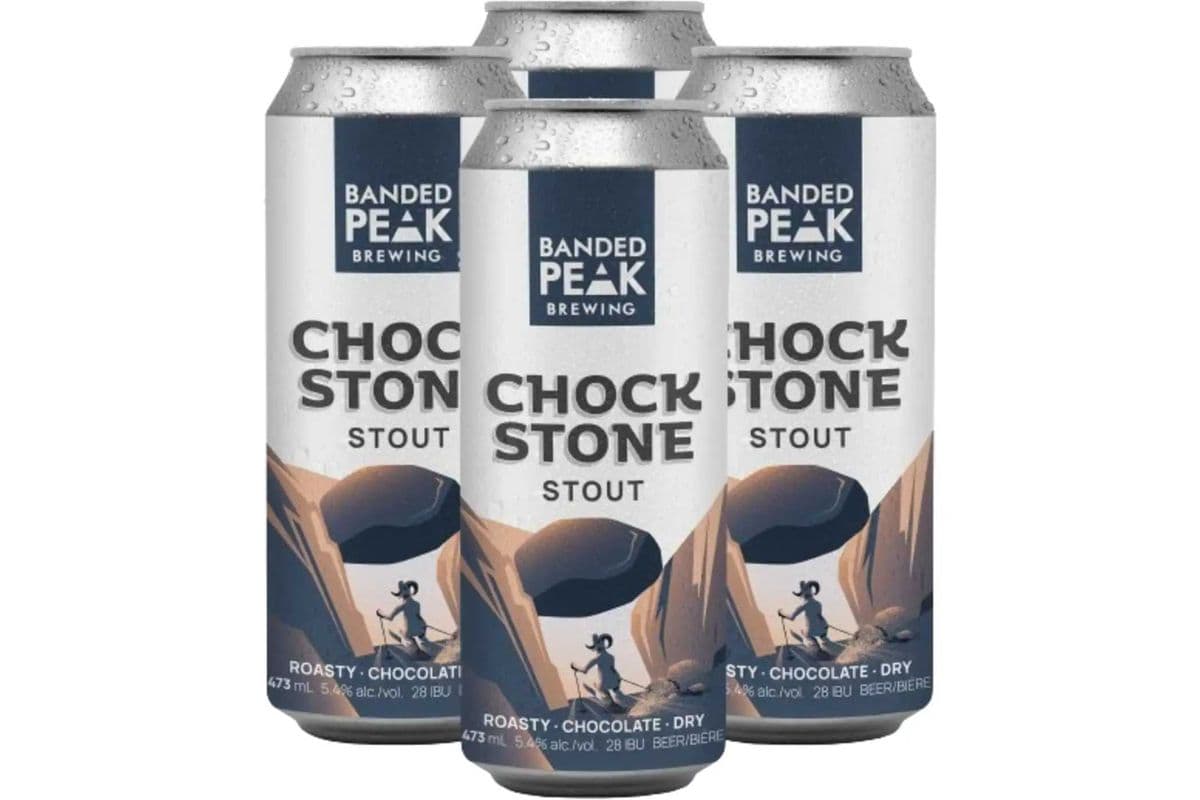 Banded Peak Chockstone Stout (4 x 473 ml Can)